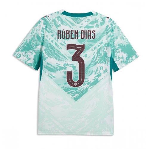 Billige Fotballdrakt Portugal Ruben Dias #3 Replika Bortedrakt VM 2026 Kortermet Billige Fotballdrakt Portugal Ruben Dias #3 Replika Bortedrakt VM 2026 Kortermet